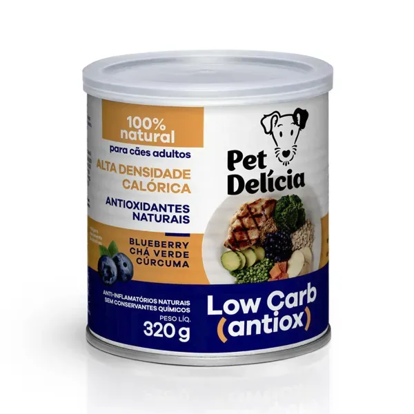 Ração Úmida Pet Delícia Cães Low Carb 320 g